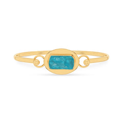 paraiba apatite rough bracelet