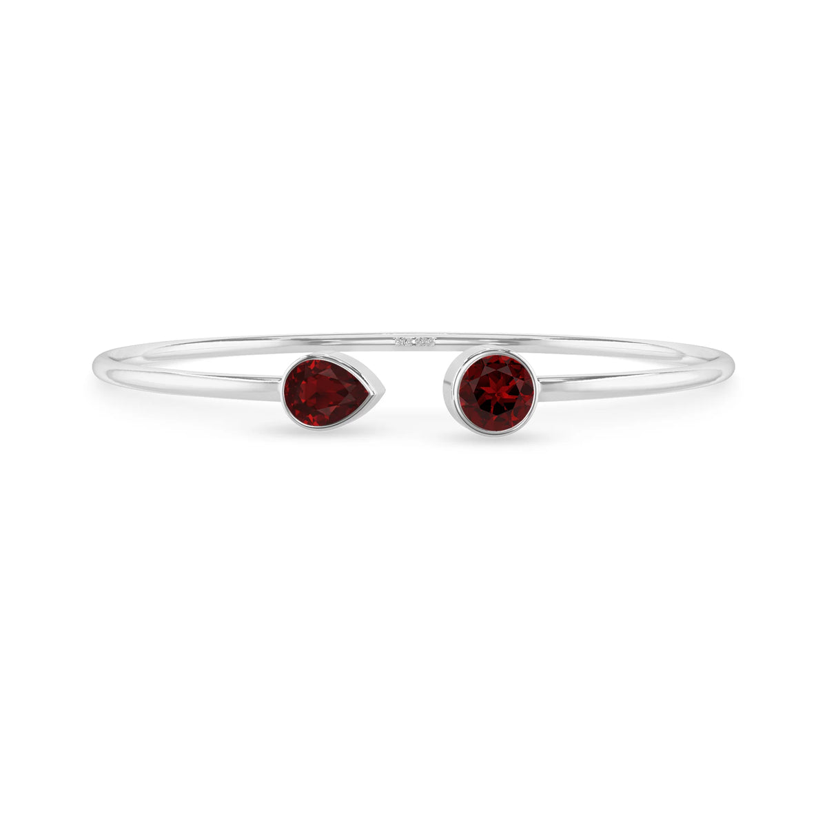 garnet cut bracelet