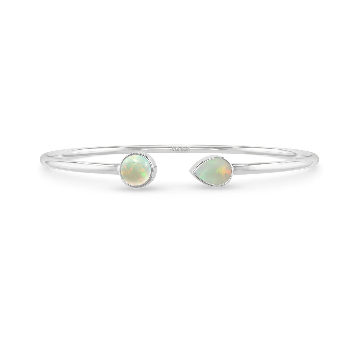 ethiopian opal cab bracelet