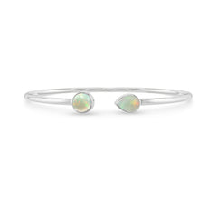 ethiopian opal cab bracelet