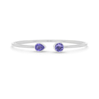 tanzanite cut bracelet