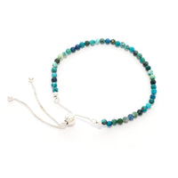 chrysocolla cut bracelet