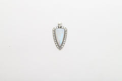 rainbow moonstone pendant
