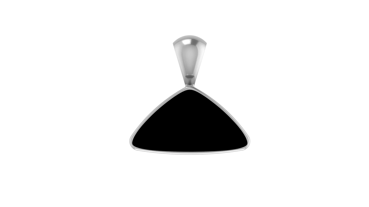 black onyx pendant