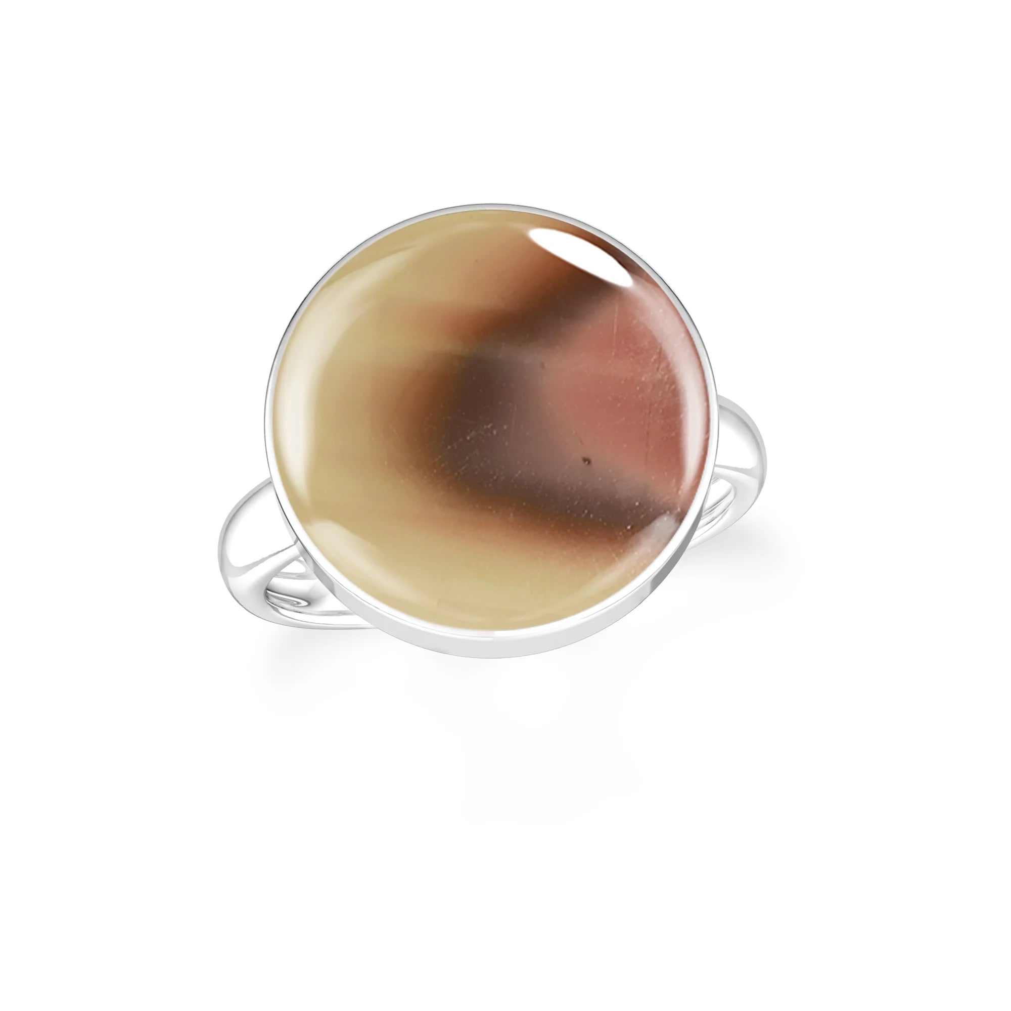 imperial-jasper bezel-set ring