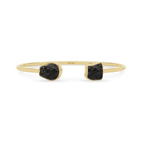 black tourmaline twister bracelet