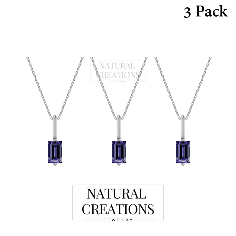 iolite pendant