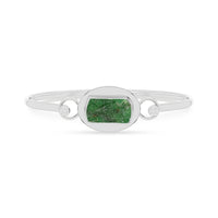 emerald rough bracelet