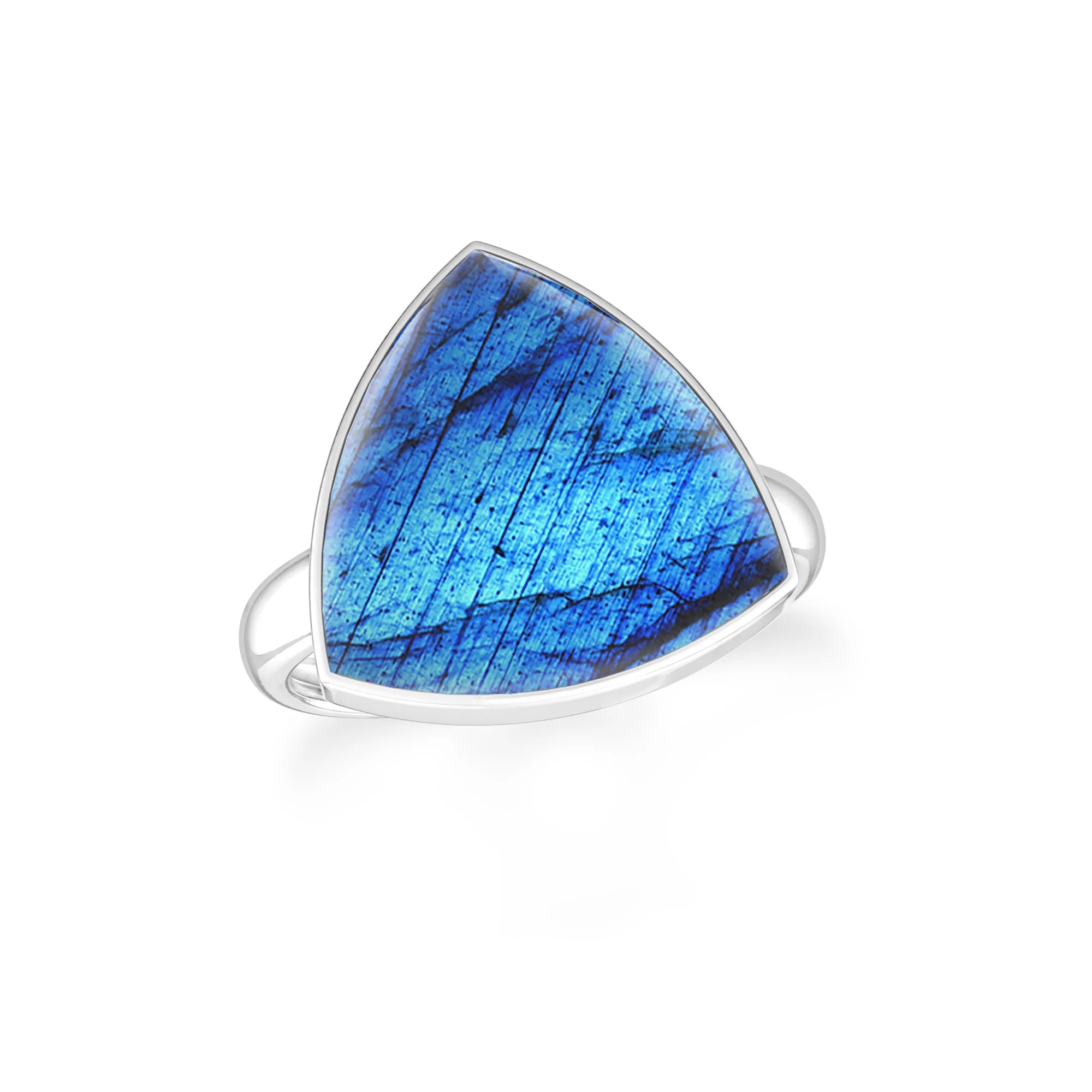 labradorite bezel-set ring