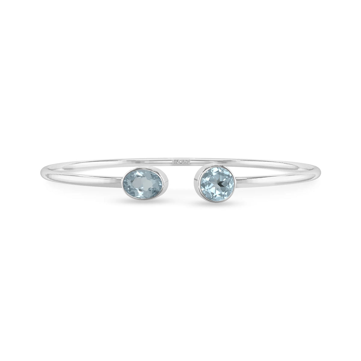 aquamarine cut bracelet