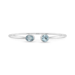 aquamarine cut bracelet
