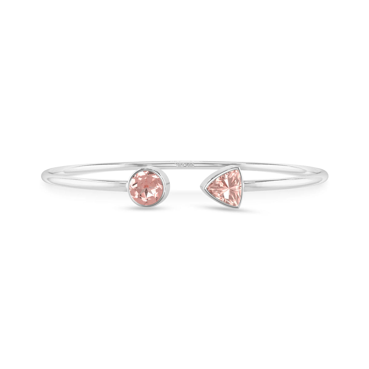 morganite cut bracelet