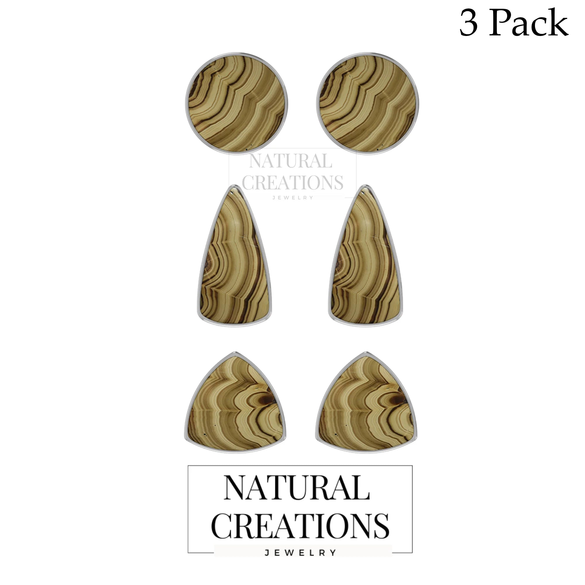 schalenblende cab earrings