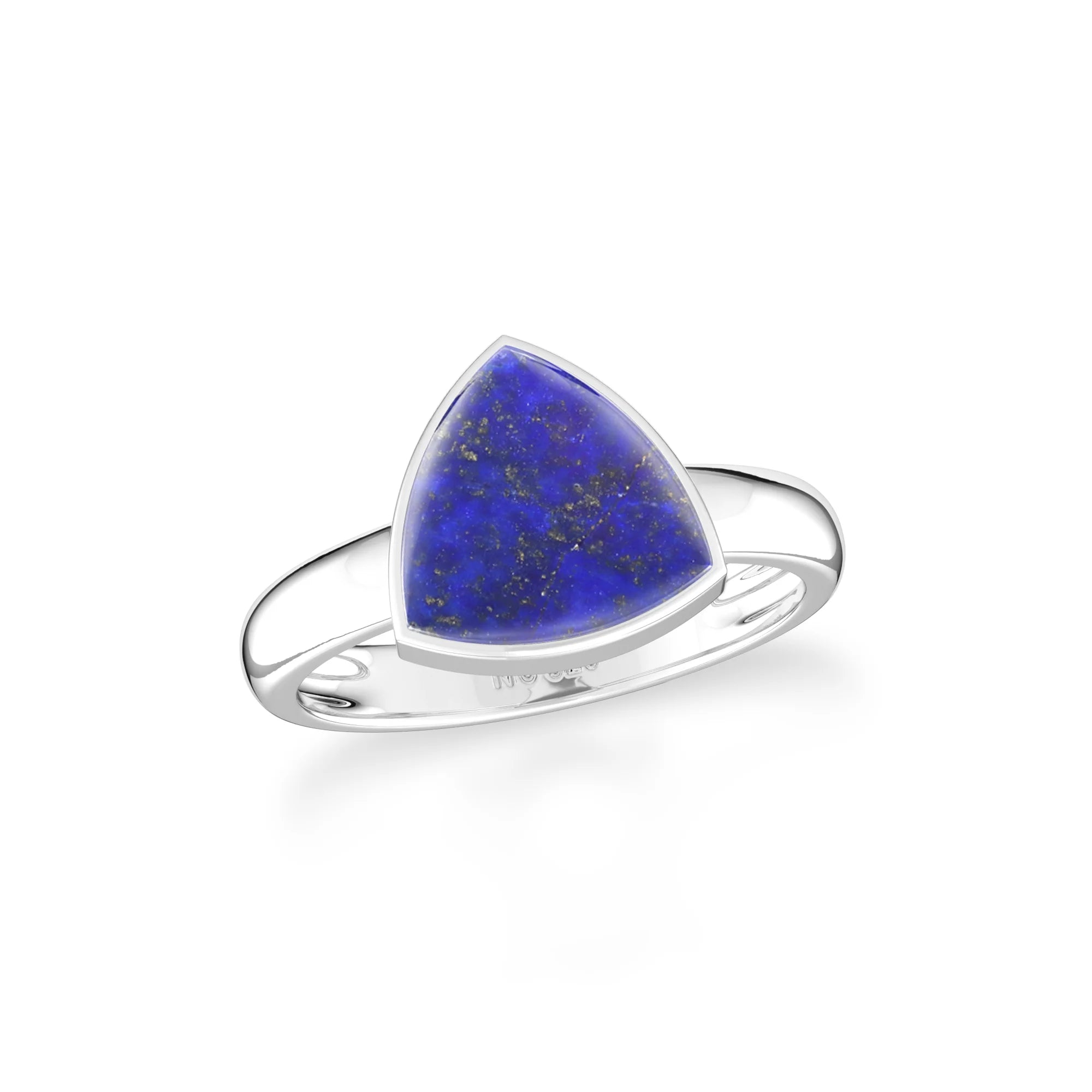 lapis-lazuli bezel-set ring