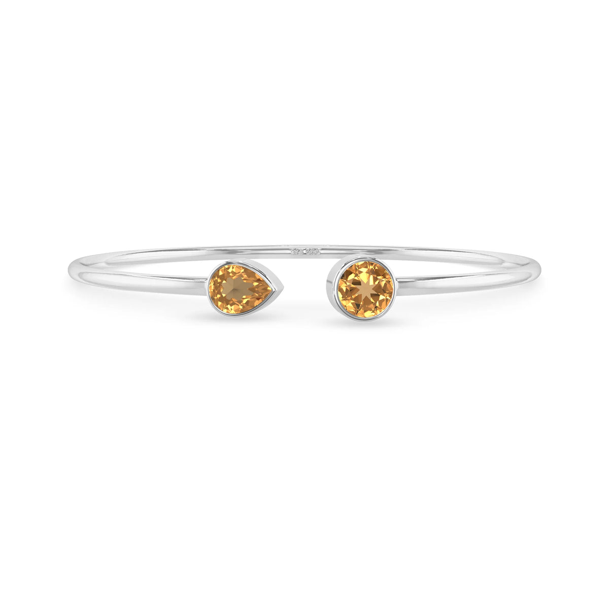 citrine cut bracelet