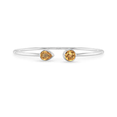 citrine cut bracelet