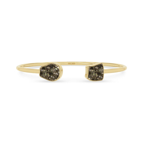 pyrite twister bracelet