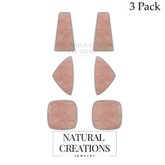 rose quartz earrings