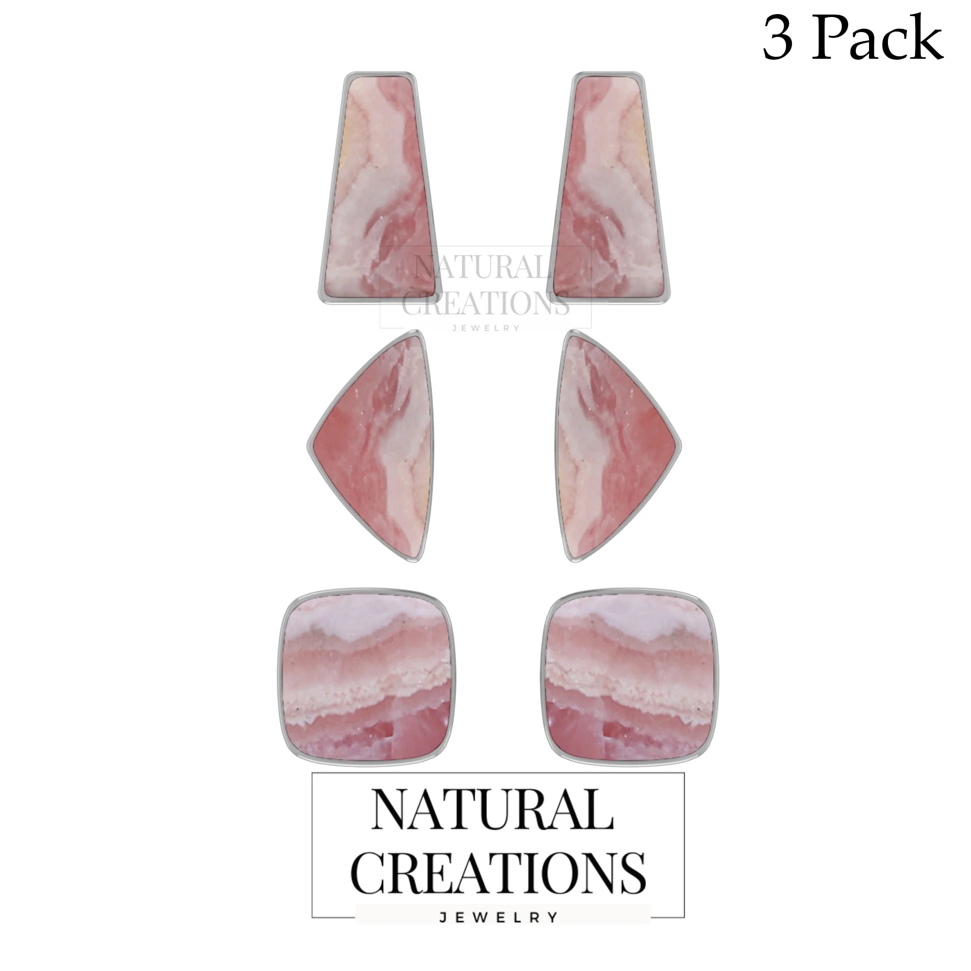 rhodochrosite earrings