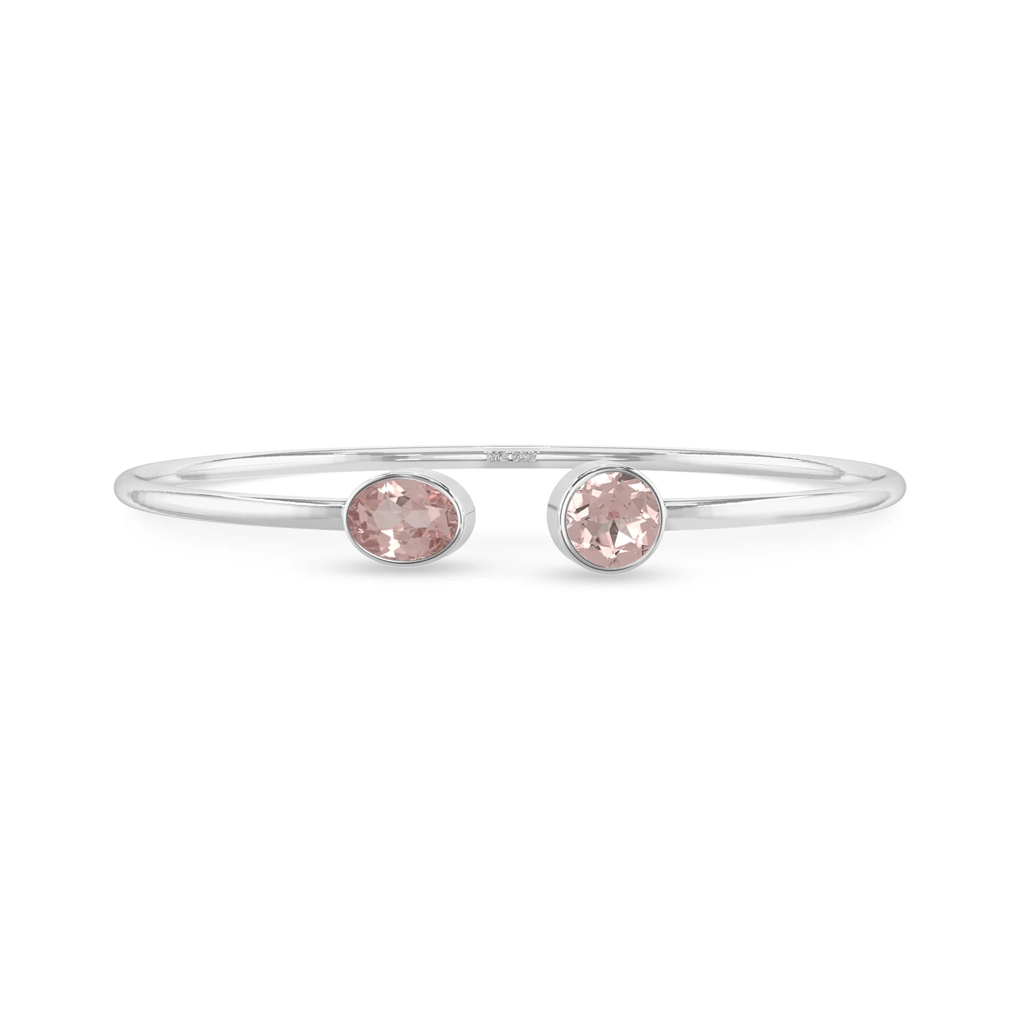 rose quartz cut bracelet