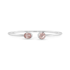 rose quartz cut bracelet