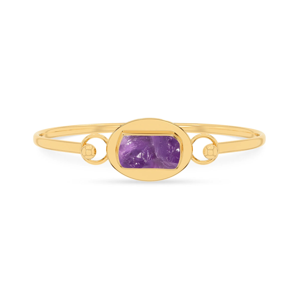 amethyst rough bracelet