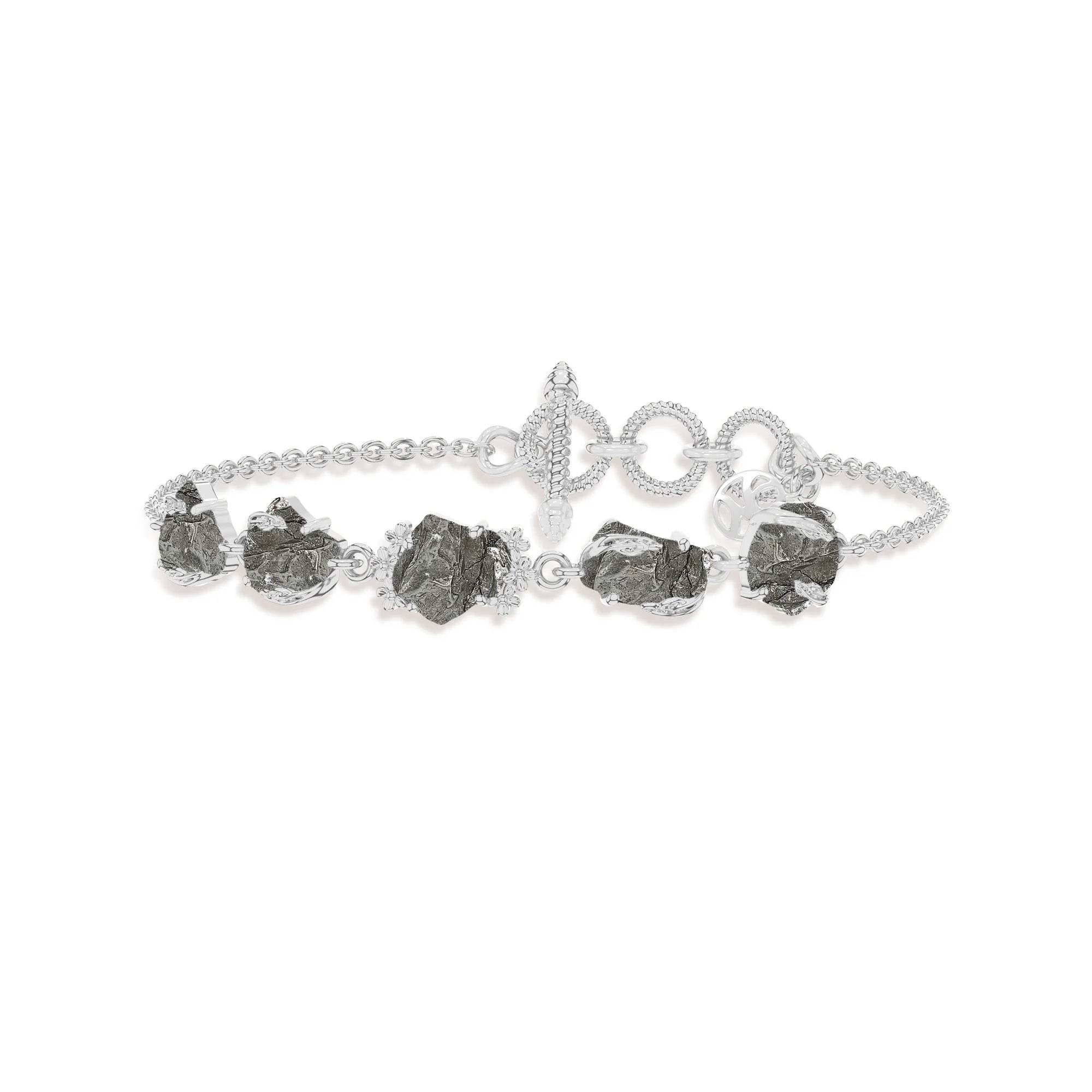 meteorite rough bracelet
