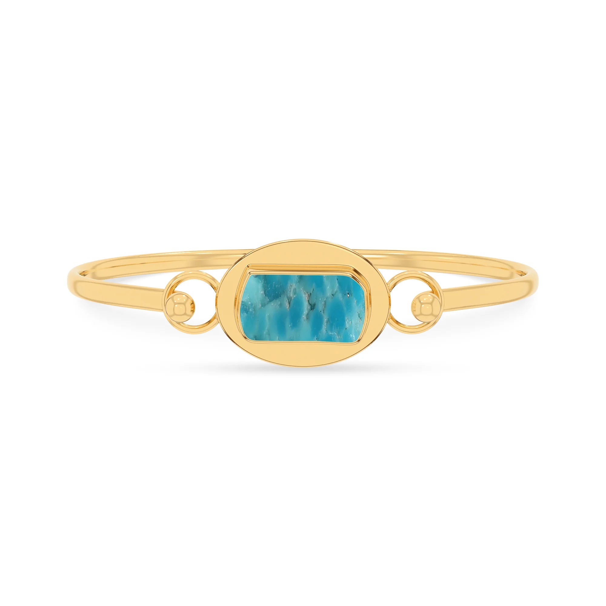 turquoise rough bracelet