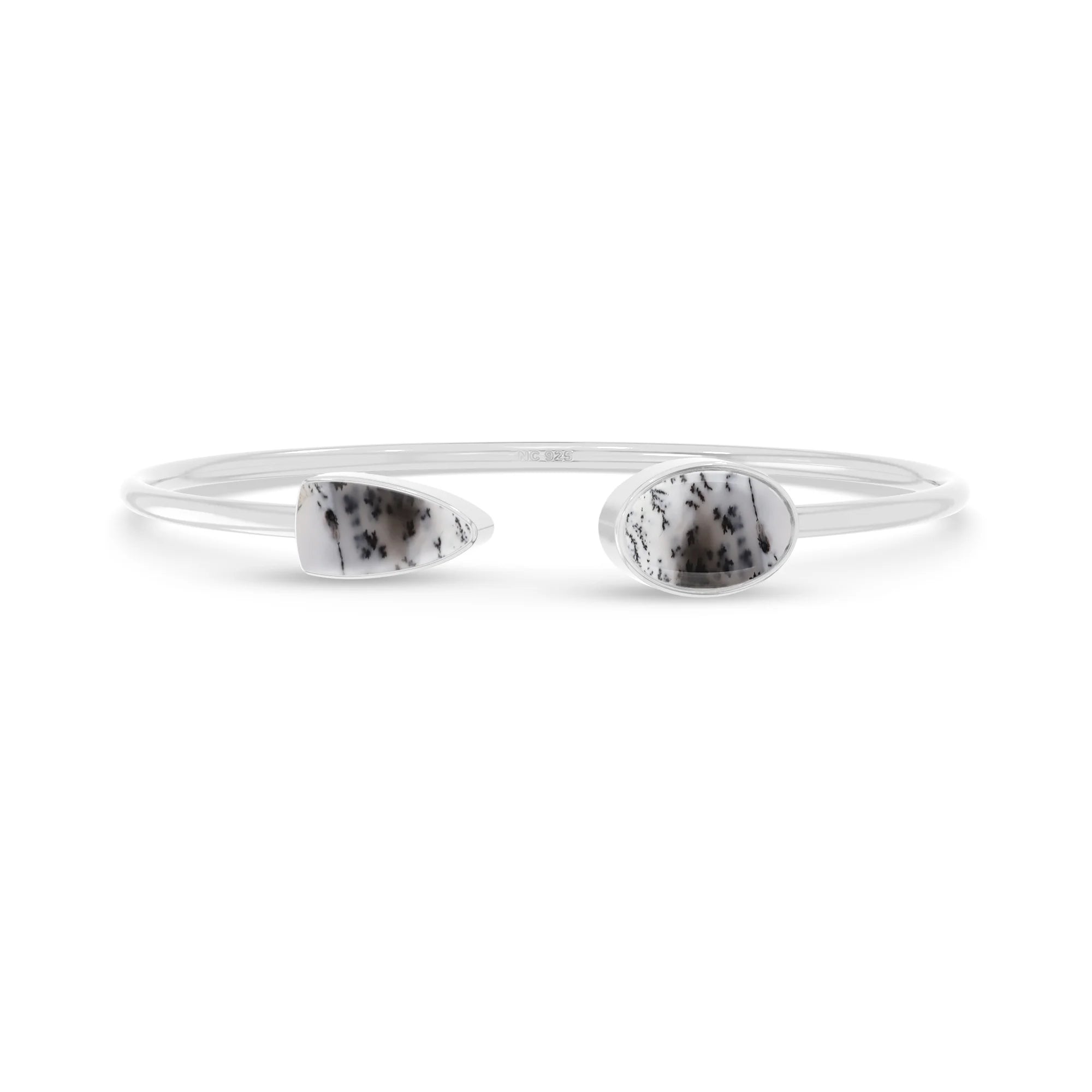 dendritic opal cab bracelet