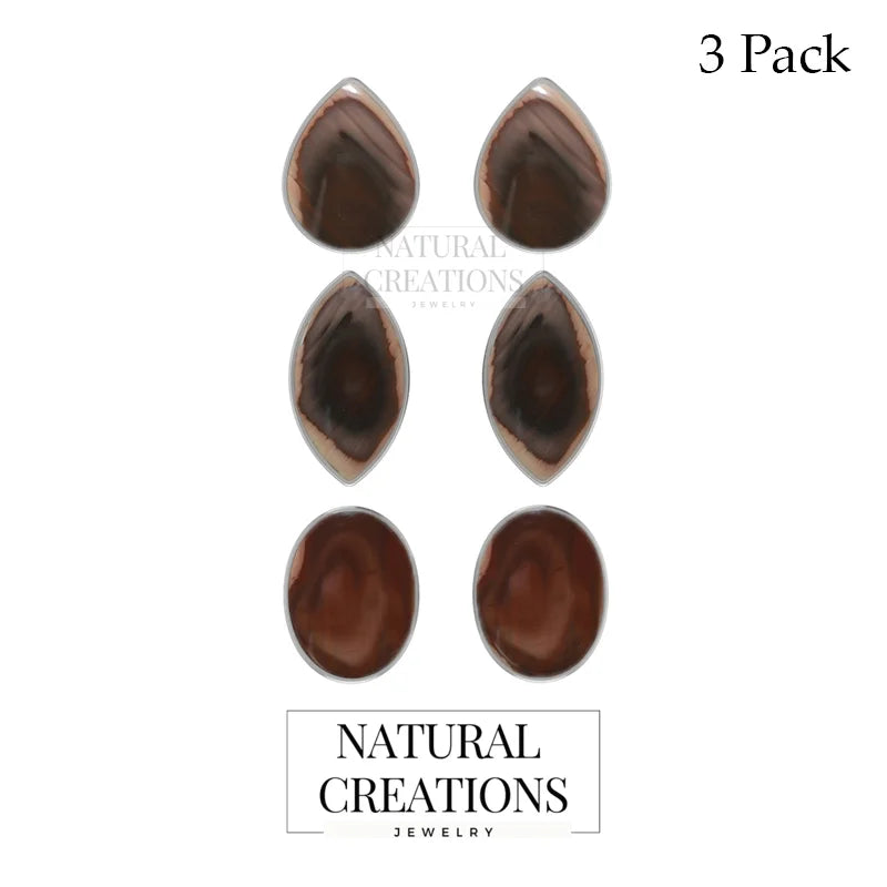 imperial jasper cab earrings