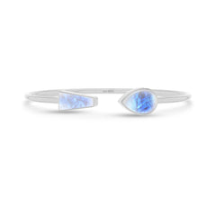 rainbow moonstone cab bracelet