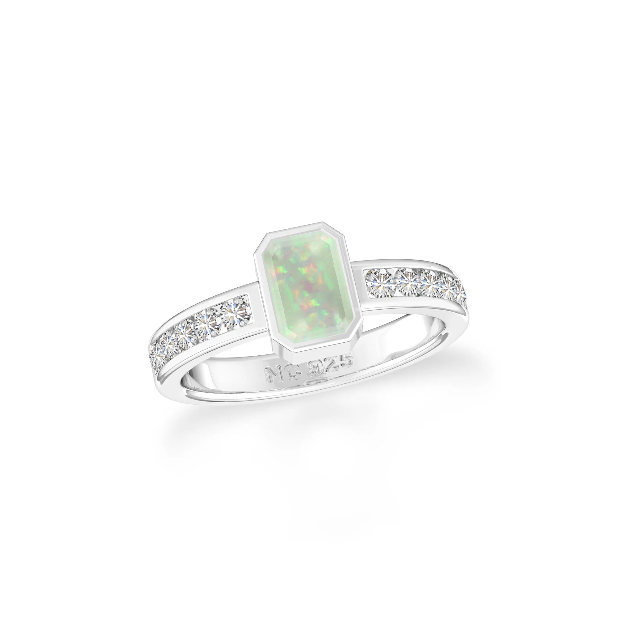 natural ethiopian opal rings