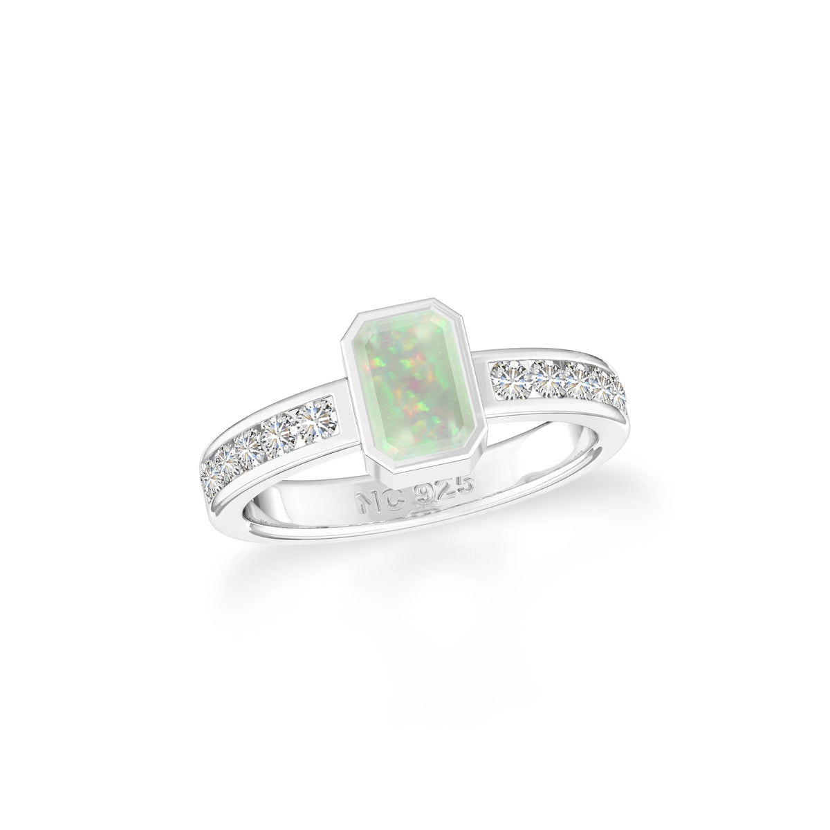 natural ethiopian opal rings