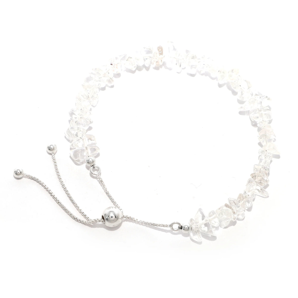 crystal rough bracelet