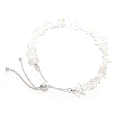 crystal rough bracelet