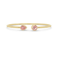 morganite cut bracelet