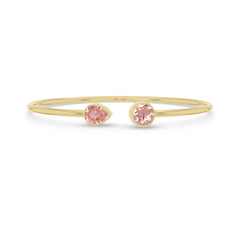 morganite cut bracelet
