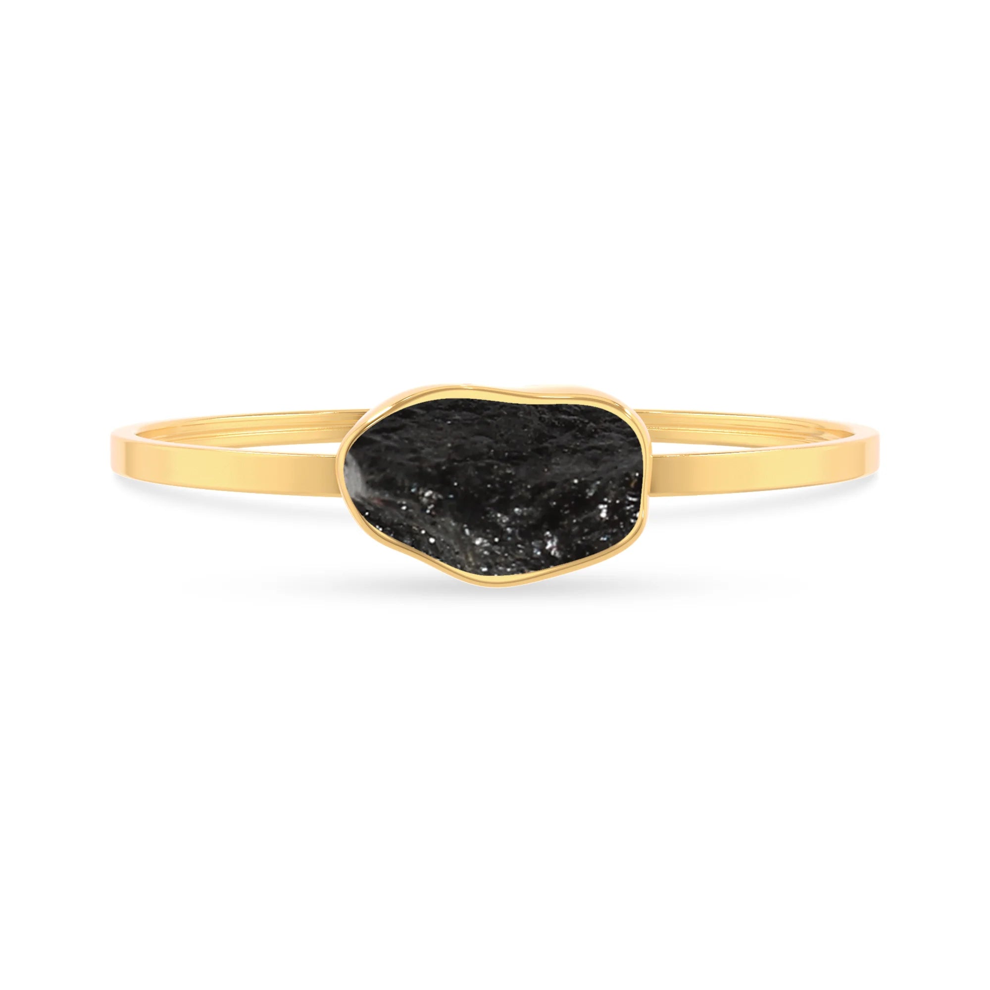 black tourmaline rough bracelet
