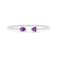 amethyst cut bracelet