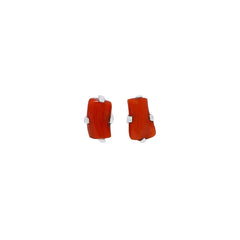 red coral earrings 