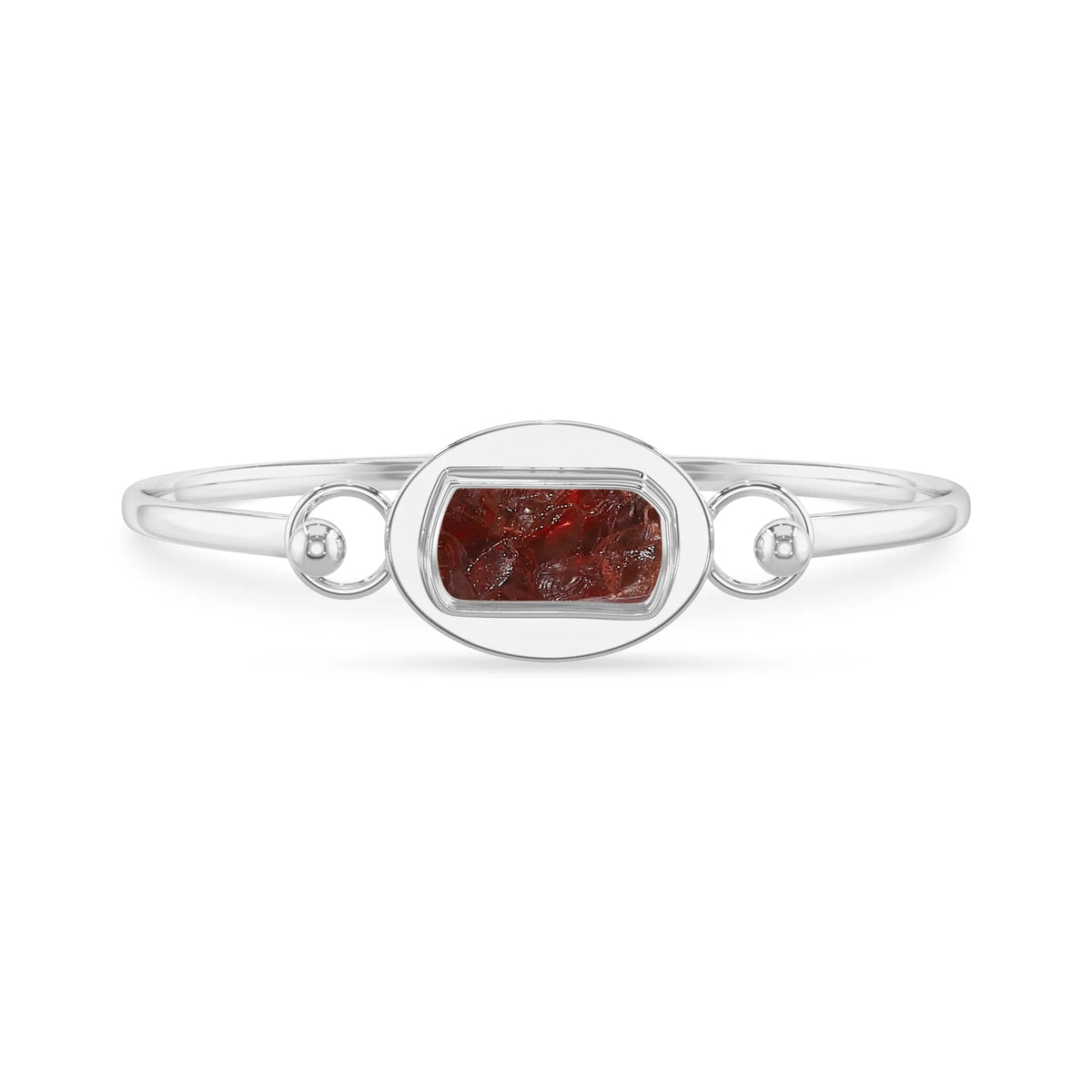 garnet rough bracelet
