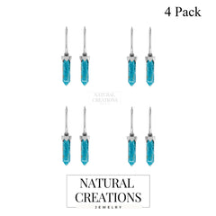 larimar cut earrings