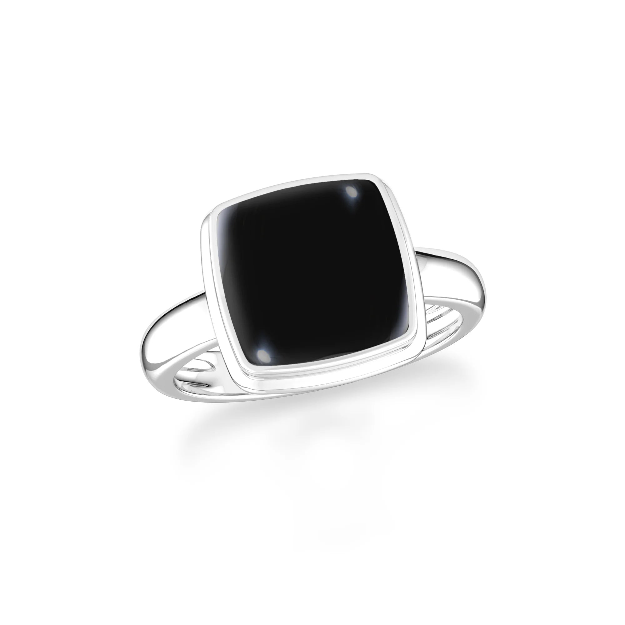 black-onyx bezel-set ring