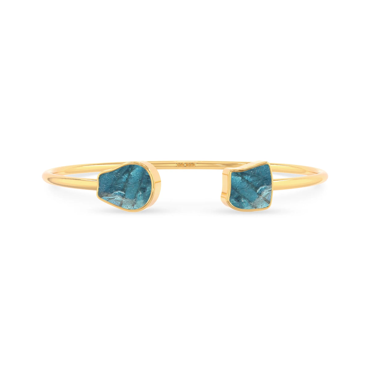 labradorite twister bracelet