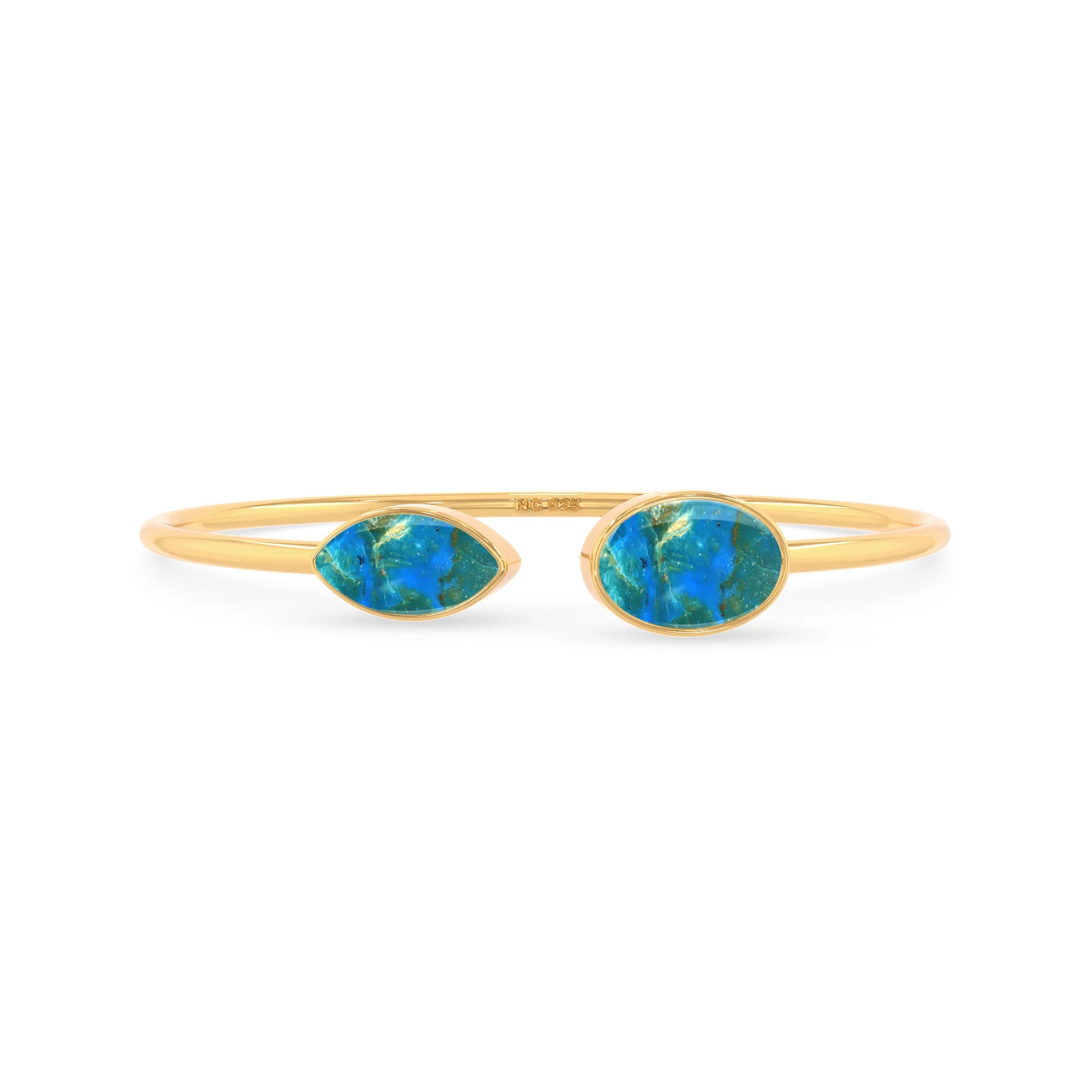 peruvian opal cab bracelet