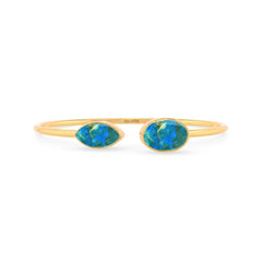 peruvian opal cab bracelet