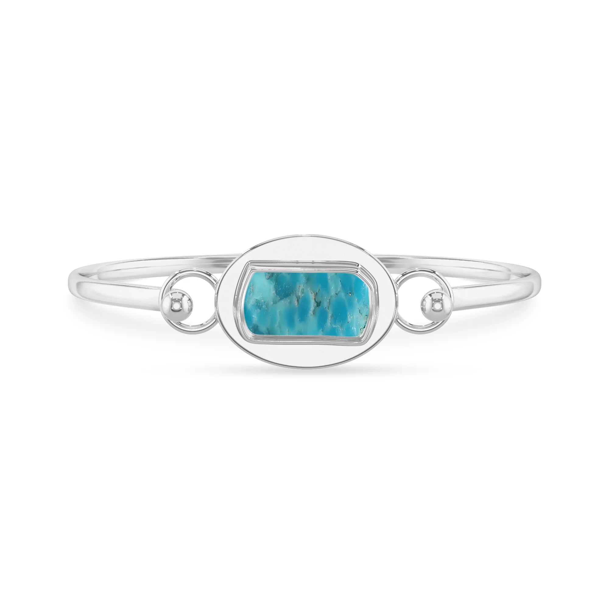 turquoise rough bracelet
