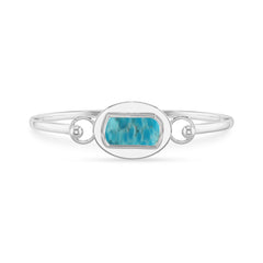 turquoise rough bracelet