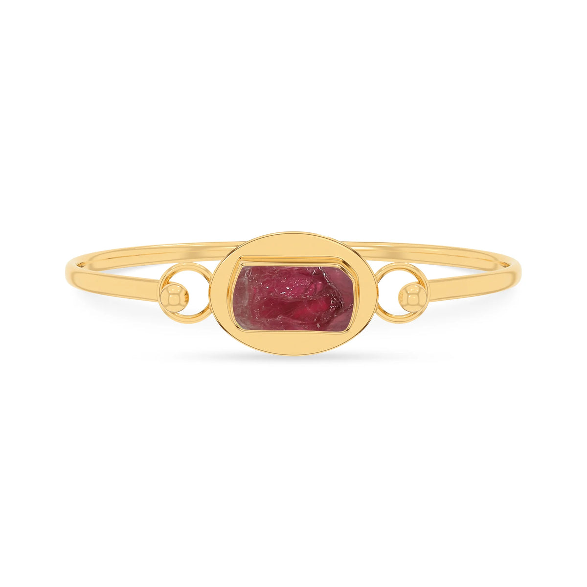 pink tourmaline rough bracelet
