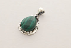 malachite pendant